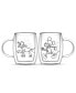 Disney Mickey and Pluto Espresso Mugs Set, 2 Piece