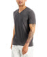 Фото #1 товара Men's Travel Stretch V-Neck T-Shirt, Created for Macy's