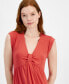 Фото #4 товара Women's Solid Tiered Sleeveless Midi Dress