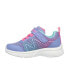Фото #3 товара Toddler Girls Microspec Plus - Swirl Sweet Adjustable Strap Casual Sneakers from Finish Line