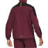 Фото #4 товара Puma Parquet Warm Up Full Zip Jacket Mens Burgundy Casual Athletic Outerwear 599