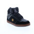 Фото #4 товара DVS Honcho DVF0000333002 Mens Black Suede Skate Inspired Sneakers Shoes