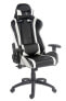 Фото #1 товара LC-Power LC-GC-2, PC gaming chair, 150 kg, Metal, Plastic, Black, White, Foam, Black, White