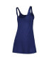 ფოტო #2 პროდუქტის Women's Navy Michigan Wolverines Logo Scoop Neck Dress