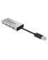 Фото #6 товара USB-концентратор ICY BOX IB-AC6104, USB 3.2 Gen 1 (3.1 Gen 1) Type-A, 5000 Mbit/s, Aluminium, Silver, Power, 90 мм