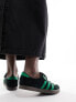 adidas Originals London trainers in black and green