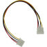 Фото #4 товара InLine Internal Power Y-Cable 1x 5.25" Molex / 2x 3.5" Floppy 0.20m