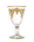 Фото #1 товара Water Glasses with 24k Gold Artwork - Set of 6
