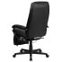 Фото #2 товара High Back Black Leather Executive Reclining Swivel Chair With Arms