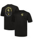 Men's Black Pittsburgh Steelers Big and Tall Two-Hit Throwback T-shirt