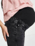 Фото #3 товара Urban Bliss Maternity skinny jeans in washed black