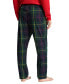 ფოტო #2 პროდუქტის Men's Woven Plaid Pajama Pants