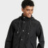 Фото #3 товара Men's Elevated Rain Coat - Goodfellow & Co Black S