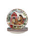 Фото #2 товара Homestead Christmas 16 Piece Dinnerware Set