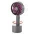 UNOLD Breezy Swing - Household blade fan - Anthracite - Table - 120° - Buttons - Battery