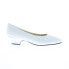 Capps Sail Leather Pump 90233 Womens White Leather Pumps Heels Shoes