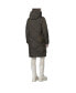 Women's Baisley Hooded Parka Puffer With A High/Low Hem