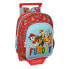 Школьный рюкзак с колесиками The Paw Patrol Funday Синий Красный 26 x 34 x 11 cm