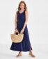 ფოტო #1 პროდუქტის Women's Sleeveless Knit Maxi Dress, Created for Macy's