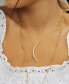 ფოტო #3 პროდუქტის Waning Crystal Crescent Moon Necklace