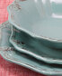 Fleur De Lys 20 Piece Dinnerware Set in Turquoise