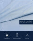 Фото #5 товара Solid Cotton Percale 4 Piece Sheet Set, Full