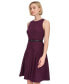 Women's Jewel-Neck Scuba-Crepe Dress