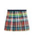 ფოტო #2 პროდუქტის Toddler and Little Girls Pleated Cotton Madras Skirt