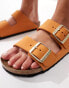 Birkenstock Arizona LENB Burnt sandals in orange