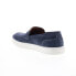 Фото #11 товара Bruno Magli Romolo BM3RMLN1 Mens Blue Suede Loafers & Slip Ons Penny Shoes