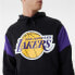 Фото #8 товара Толстовка с капюшоном унисекс New Era NBA Colour Insert LA Lakers Чёрный