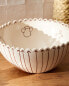 Фото #7 товара Stoneware salad bowl with motifs