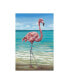 Carolee Vitaletti Beach Walker Flamingo I Canvas Art - 15" x 20"
