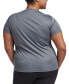 Фото #2 товара Plus Size Performance Tech Short-Sleeve Tee