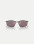 Фото #3 товара Oakley wire tap 2.0 rectangle polarised sunglasses in grey with brown mirrored lens in pewter