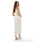 Фото #2 товара Vero Moda Aware fine knit tank dress in cream