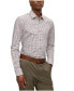 Men's Printed Stretch Cotton Slim-Fit Dress Shirt