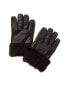 Фото #2 товара Surell Accessories Shearling-Lined Tech Gloves Men's S