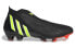 Фото #3 товара adidas Predator Edge+ FG 硬场地 防滑包裹性 足球鞋 核心黑 / Бутсы футбольные Adidas Predator GW1043