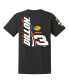 ფოტო #4 პროდუქტის Men's Black Austin Dillon Lifestyle T-shirt