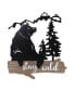 Фото #1 товара 20"H Bear STAY WILD sign Wall Plaque Decoration Home Decor Perfect Gift for House Warming, Holidays and Birthdays