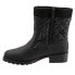 Фото #4 товара Trotters Berry 2.0 T2152-001 Womens Black Narrow Leather Casual Dress Boots