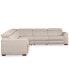 Фото #12 товара Nevio 157" 6-Pc. Fabric "L" Shaped Sectional Sofa, Created for Macy's