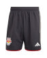ფოტო #1 პროდუქტის Men's Black New York Red Bulls 2024 Away AEROREADY Authentic Shorts