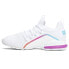 Фото #3 товара Puma Axelion Light Fade Lace Up Womens Multi, White Sneakers Casual Shoes 37732