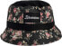 Blackskies Bucket Hat, Unisex, Black / White / Floral Print