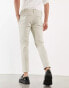 Only & Sons slim fit tapered smart trousers in beige