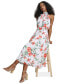 Women's Floral-Print A-Line Halter Dress