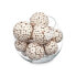 Set of Decorative Balls Коричневый Белый (12 штук)