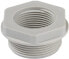 WISKA KRM 20/12 LG - Light grey - Fibre Reinforced Plastic (FRP) - Polyamide - 100 pc(s) - Straight - M20 / M12 - 9 mm